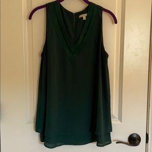 41 Hawthorne Stitch Fix Green Sleeveless blouse
